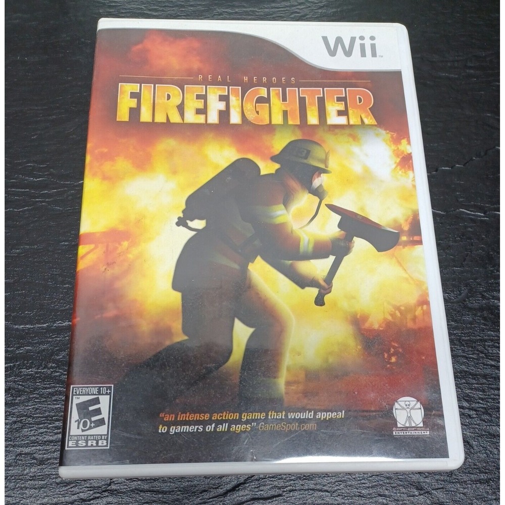 Wii Real Heroes: Firefighter (Nintendo Wii, 2009) Complete With Manual everyone